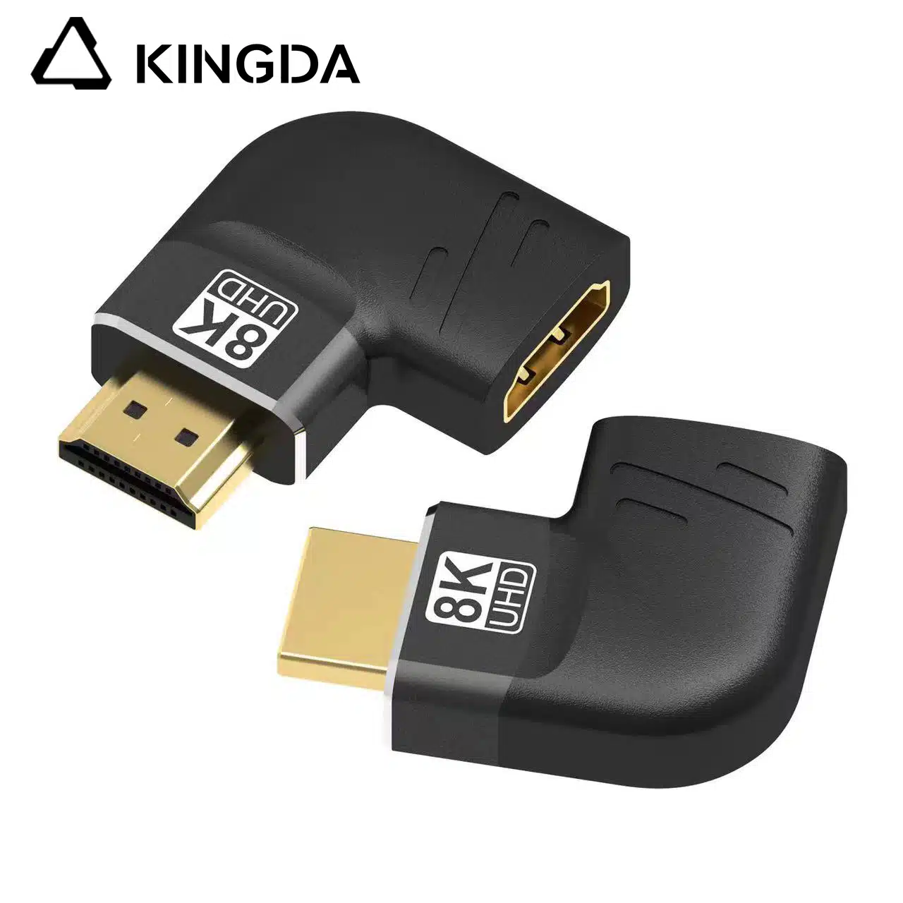 metal case 90 degree 8K HDMI Adapter