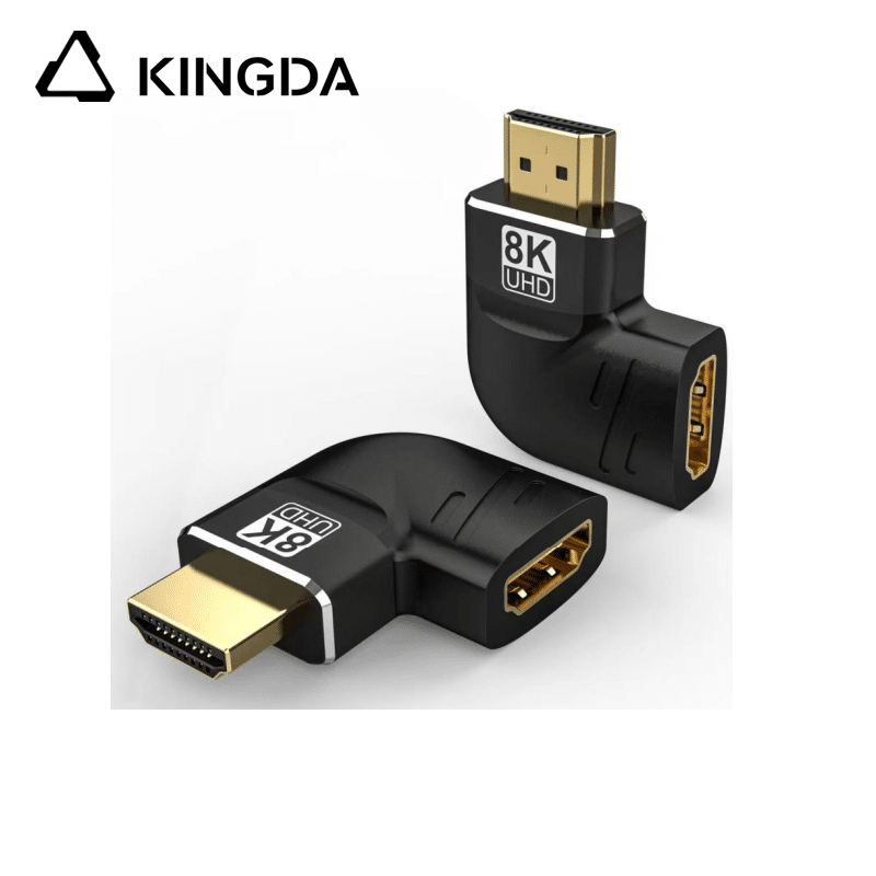 metal case 90 degree 8K HDMI Adapter