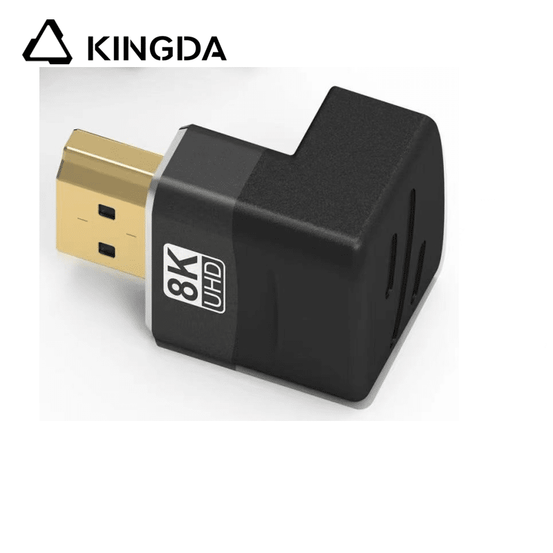 metal case 90 degree 8K HDMI Adapter