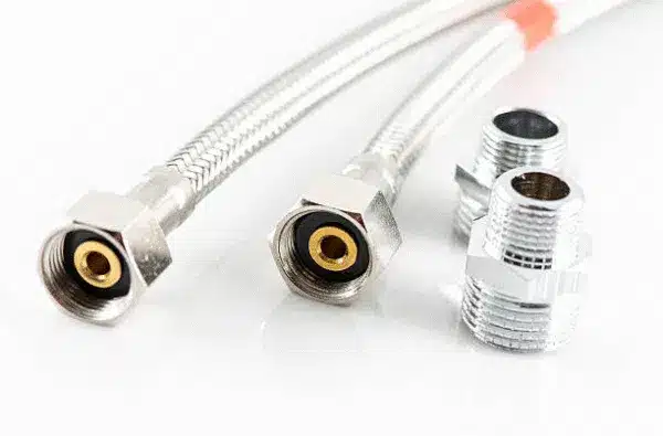 RF cables with additional adapters for connection versatility.