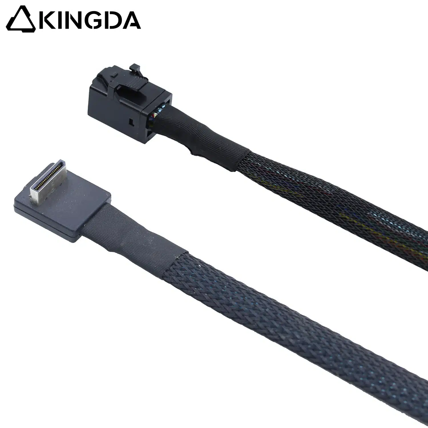 right angle PCIE Oculink SFF 8611 4I 42P TO sff 8643