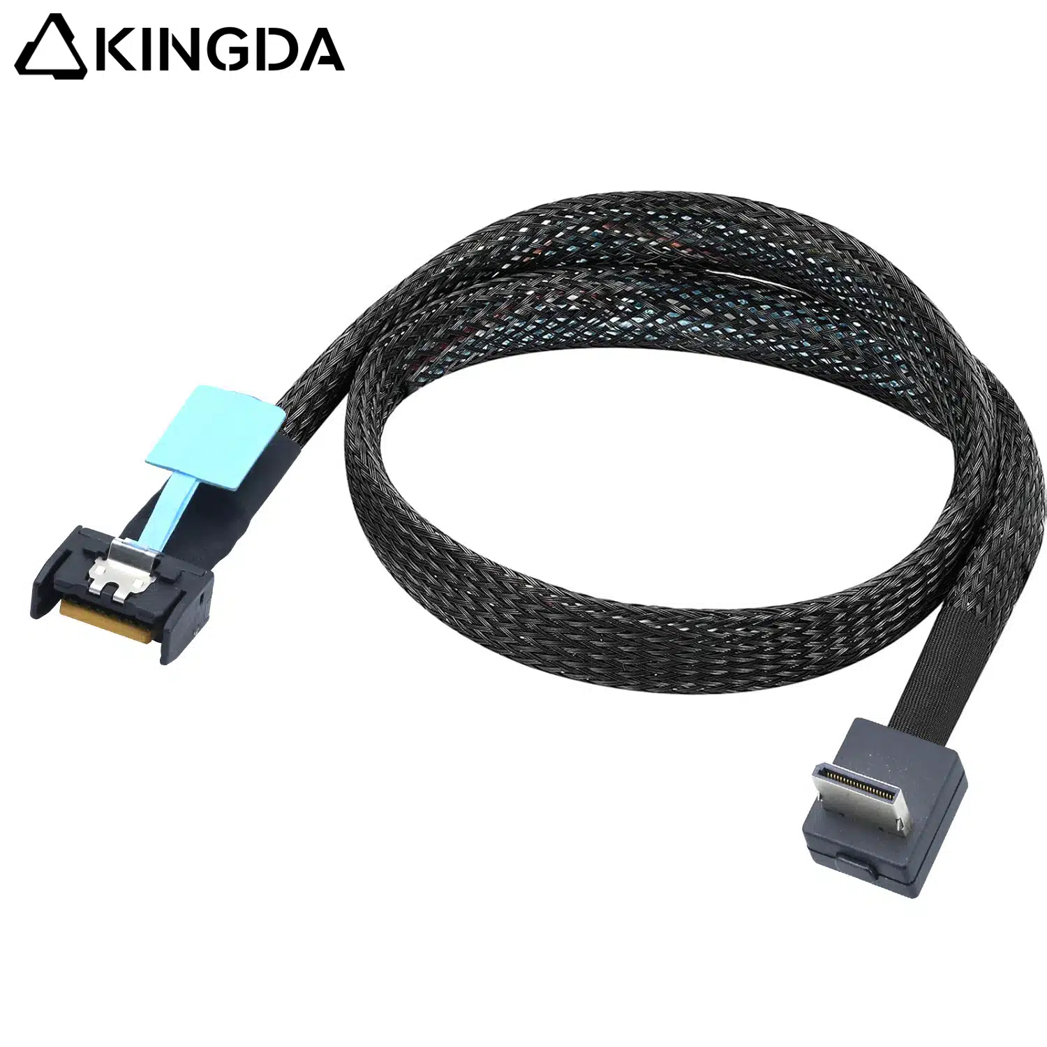 right angle PCIE Oculink SFF 8611 4I To 4X right angle SATA 7P female