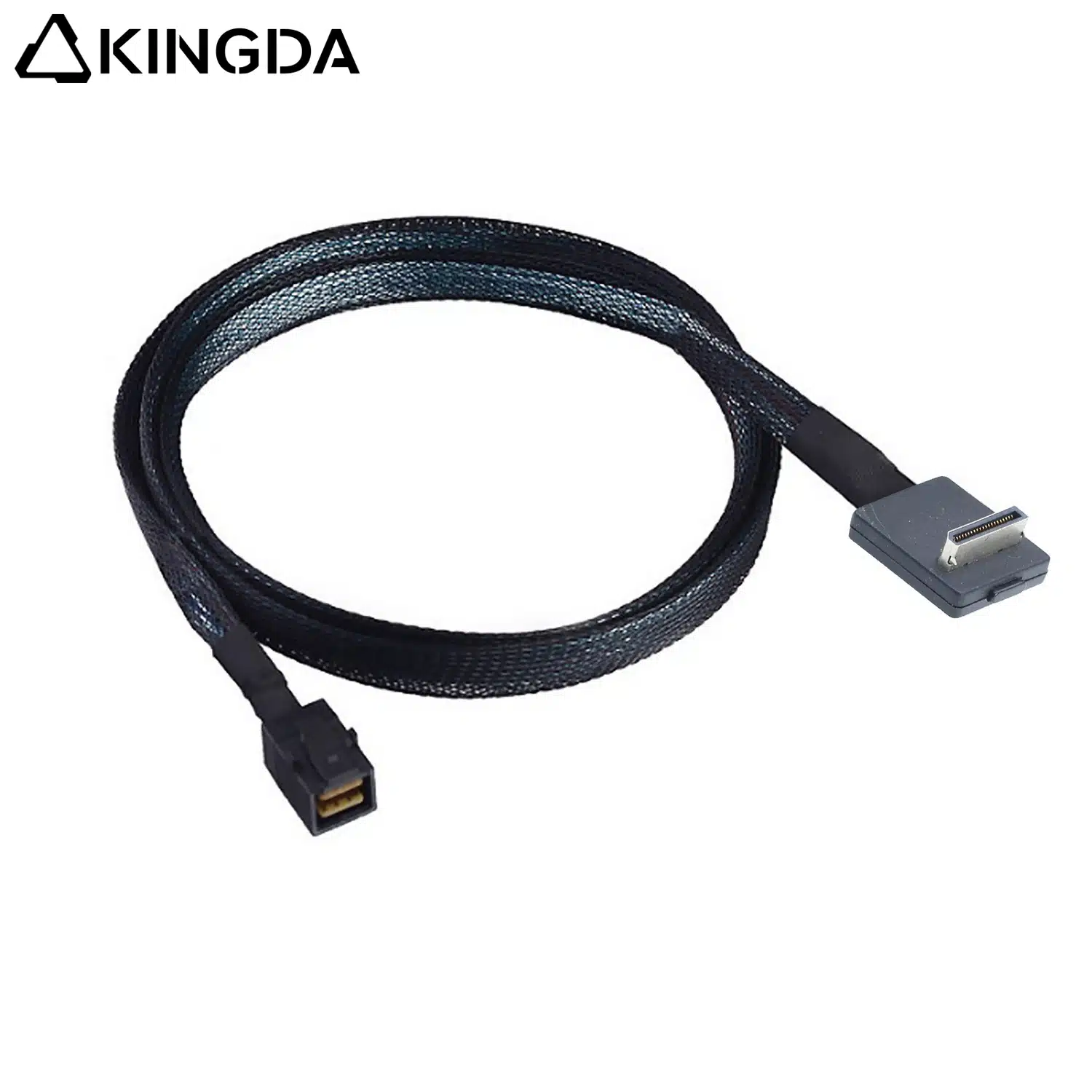 right angle PCIE Oculink SFF 8611 4I To SFF 8643 male