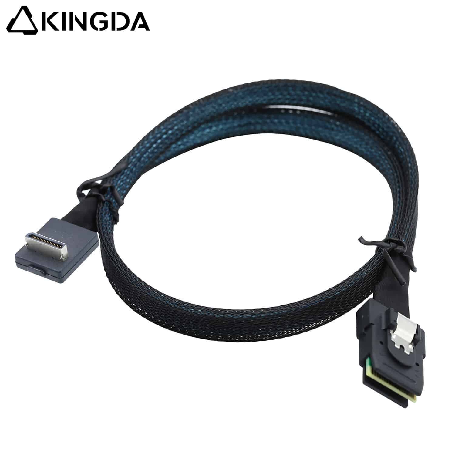 right angle PCIE Oculink SFF 8611 4I male to sff 8087