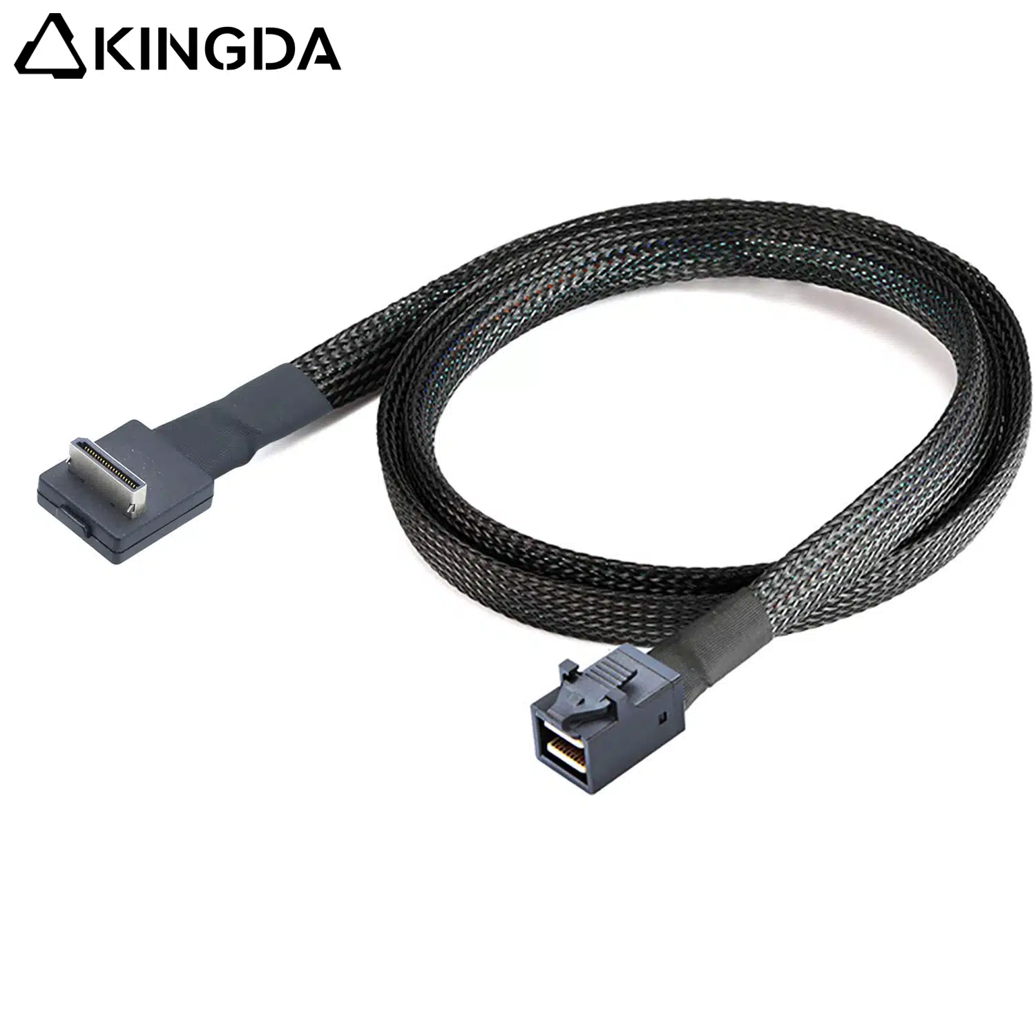right angle PCIE Oculink SFF 8611 4I male to sff 8643