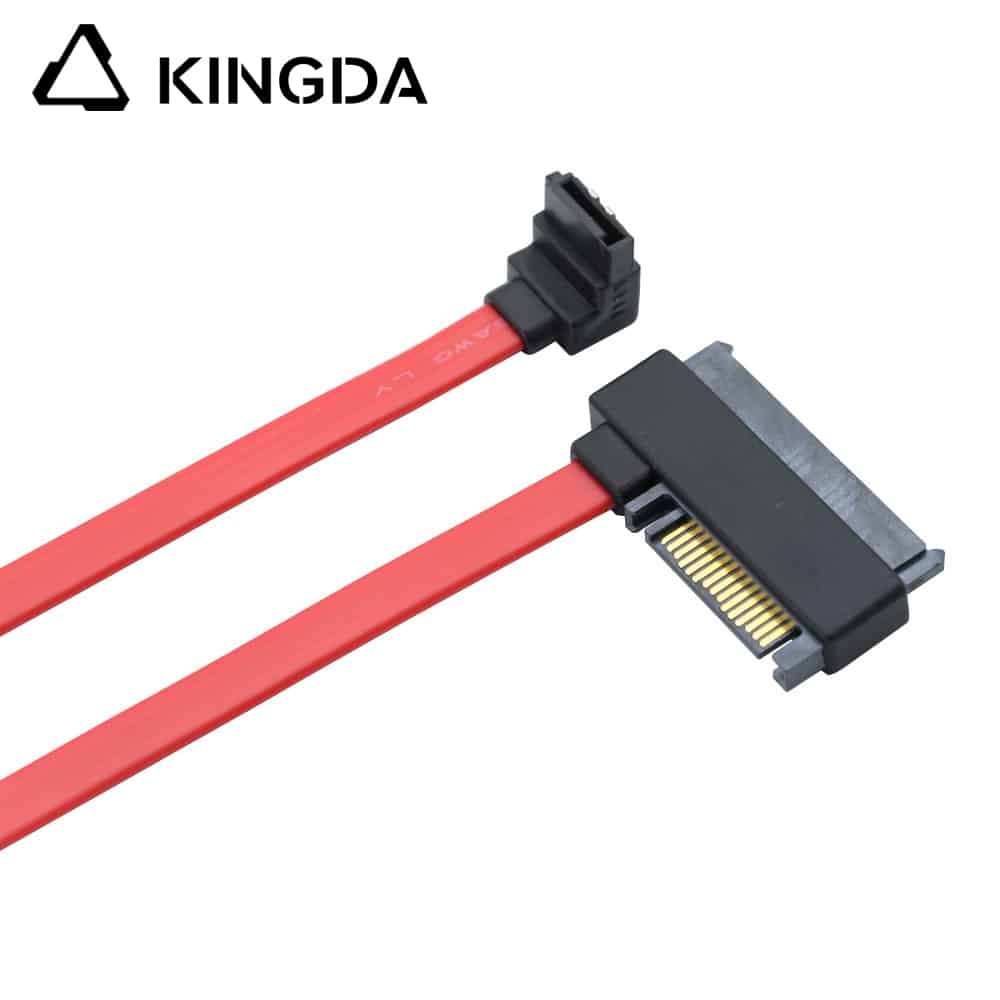 right bend SATA 7P female to SAS 29+15P cable