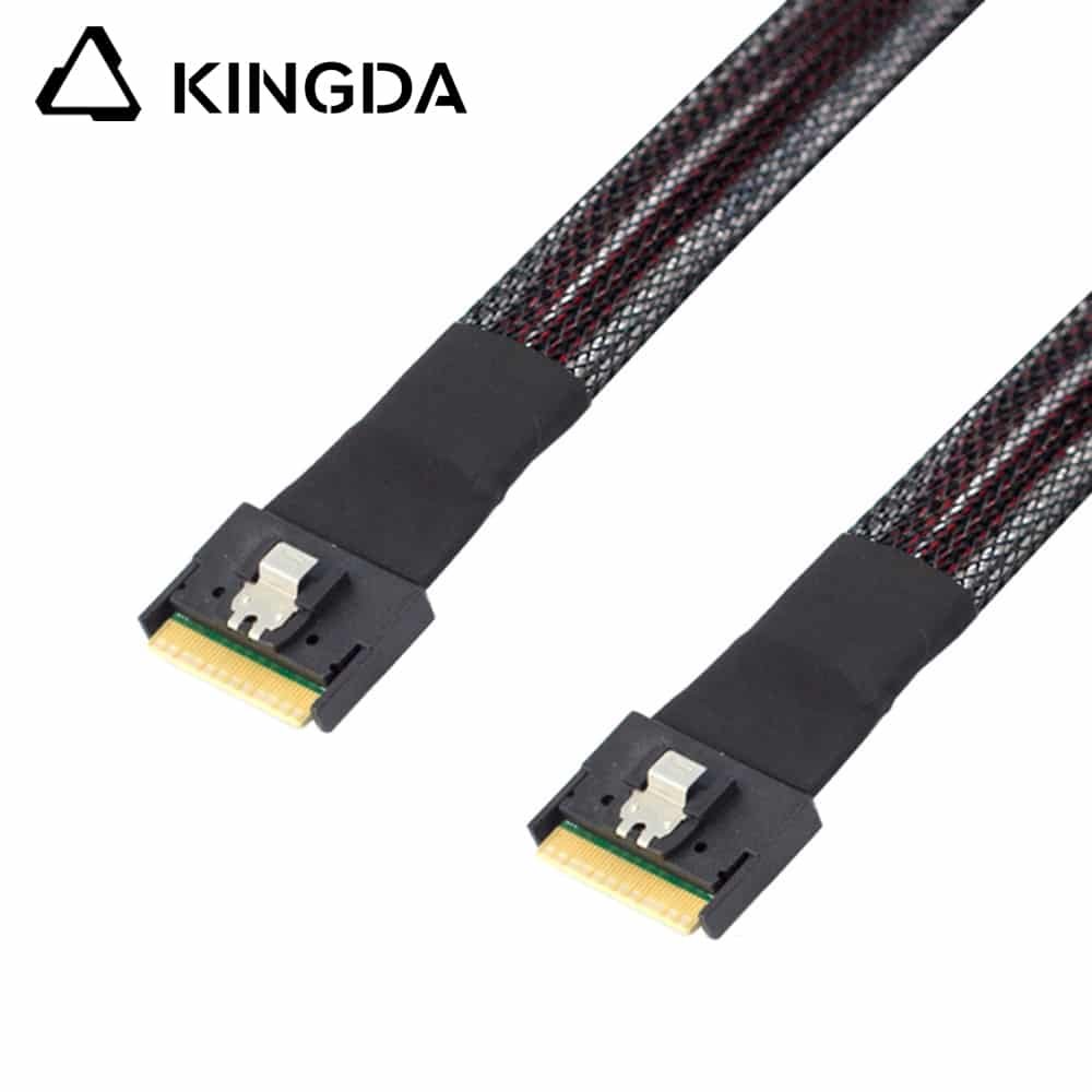 scoop-proof Slim SAS SFF 8654 8I male to male