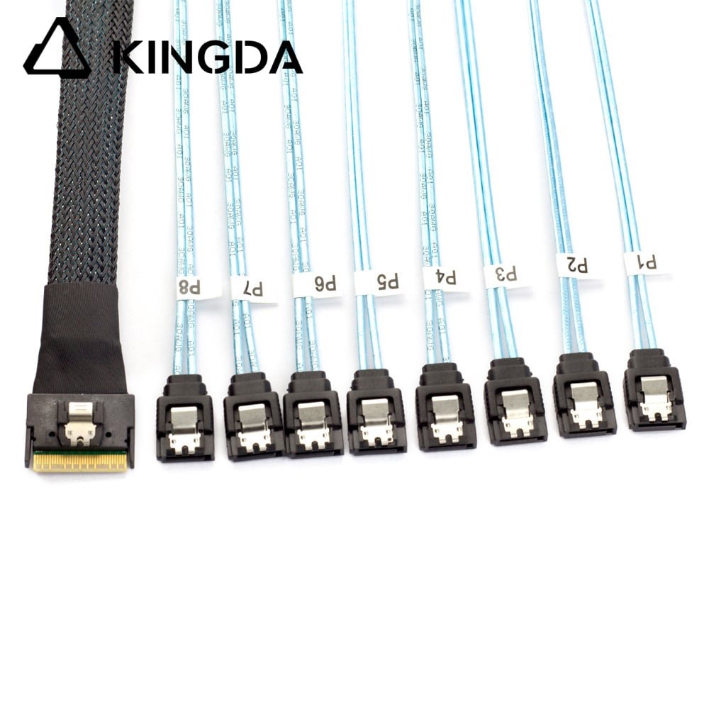 scoop-proof Slim SAS SFF 8654 8I to dual MCIO SFF 8654 8I