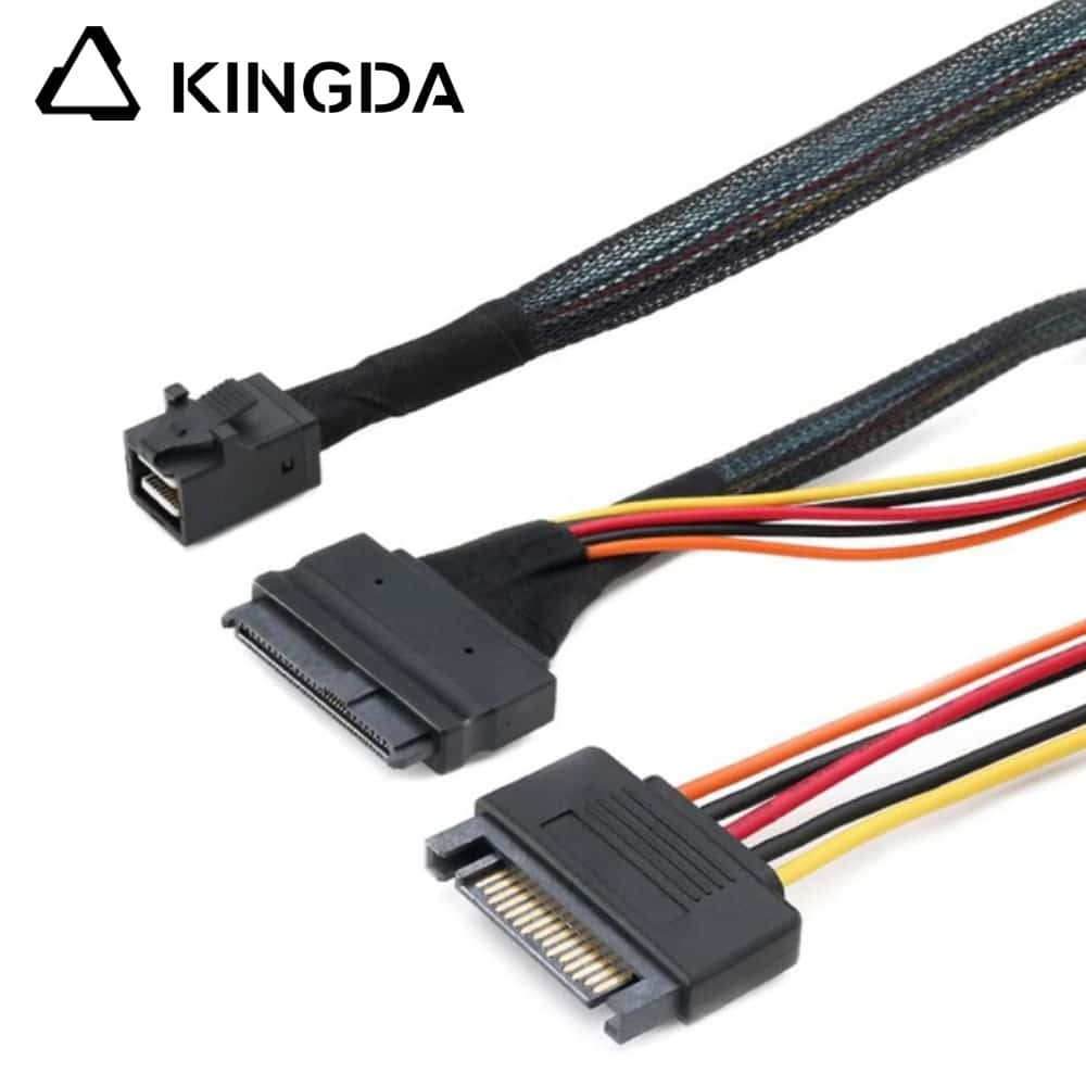 sff 8643 to sff 8639 with sata 15p power cable