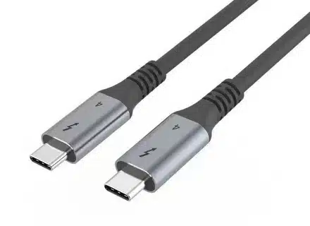 Top rated USB C Thunderbolt 4 cable with fast charging and high speed data transfer