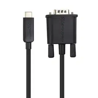 USB C to VGA cable top rated for connecting laptops to projectors and monitors