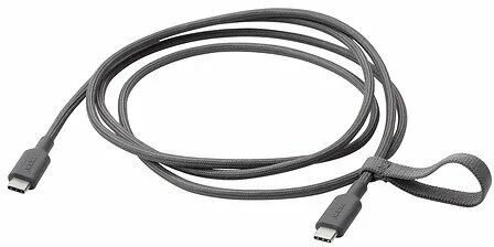 Long braided USB-C cable with modern design.