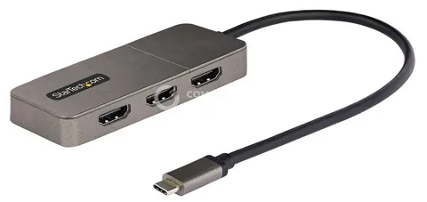 USB-C hub with dual HDMI ports for extended display connectivity