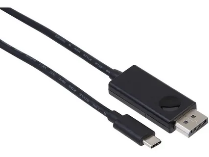 USB-C to DisplayPort adapter cable for connecting laptops to external monitors