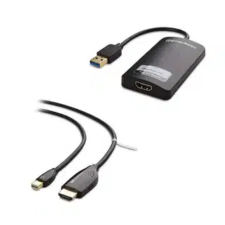 USB-C to USB-A charging and data cable for smartphones and accessories.