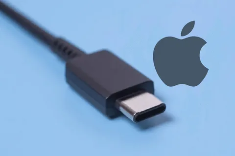 USB Type-C connector with Apple logo for compatibility