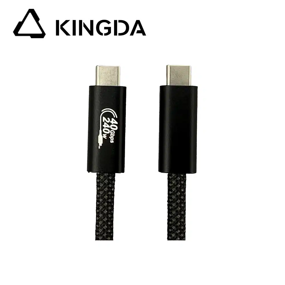 240W Coaxial USB 4 cable aluminum case cable