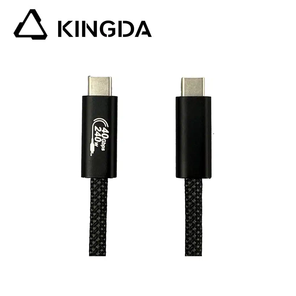 40G 240W Coaxial USB 4 braided cable