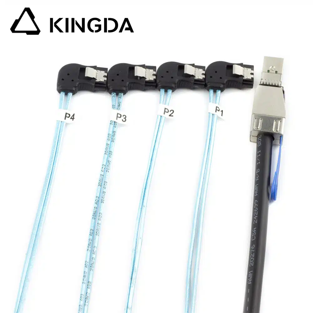SAS3.0 8644 36p to 4X right bended sata 7p