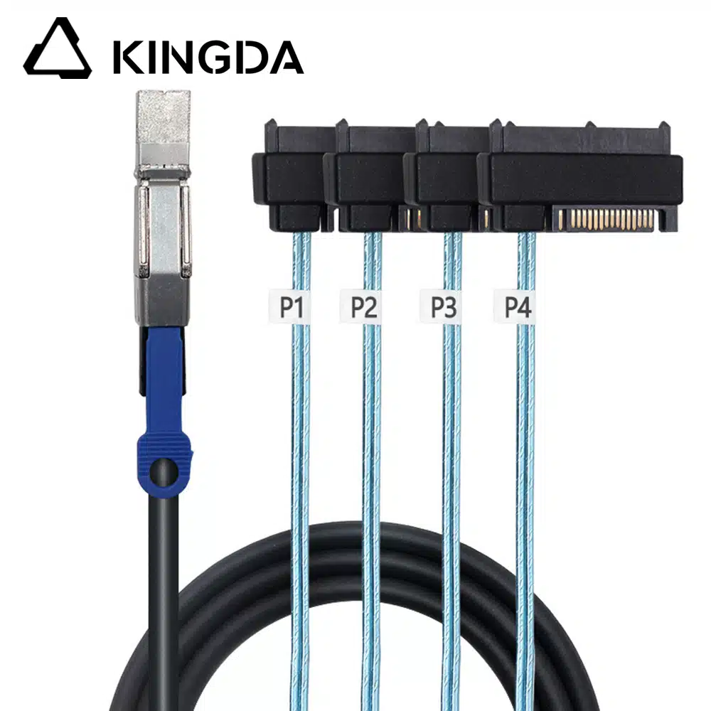 SFF 8644 36p to SFF 8482 2 in 1