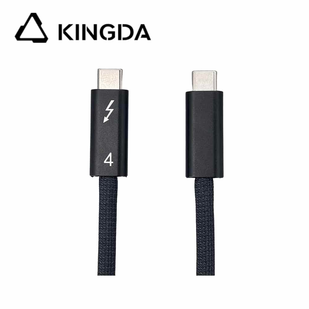 40G 240W Coaxial USB 4 braided cable